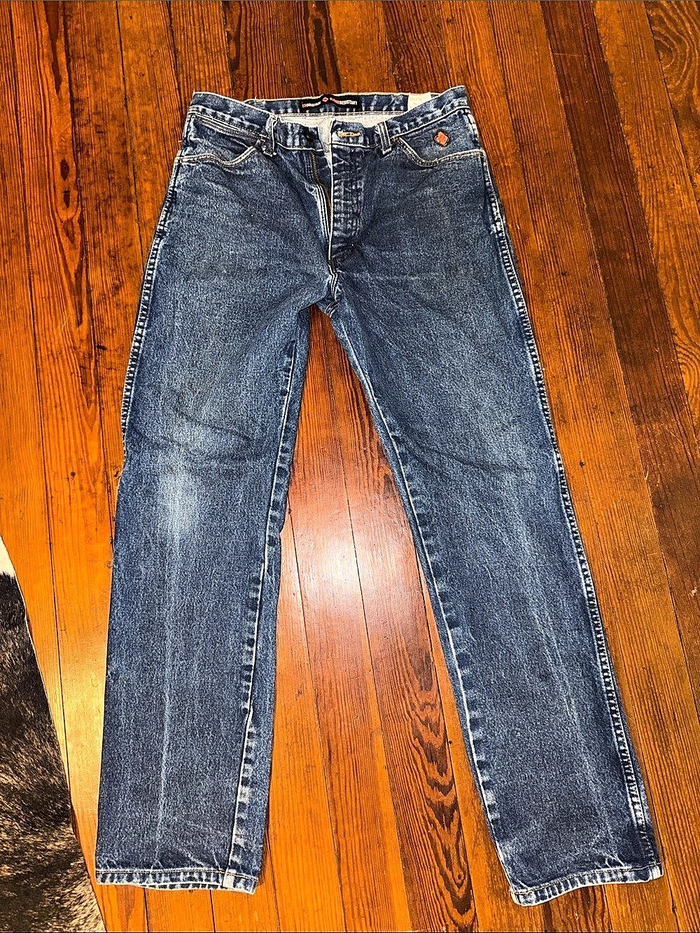Wrangler FR13MWZ Flame Resistant Original Fit Jean Jeans Blue Waist 34x34